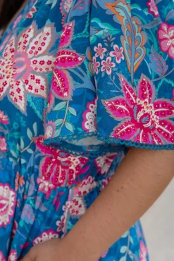 Proud Poppy Clothing Charlize Maxi Dress in Paisley Floral PaisleyFloral Hot