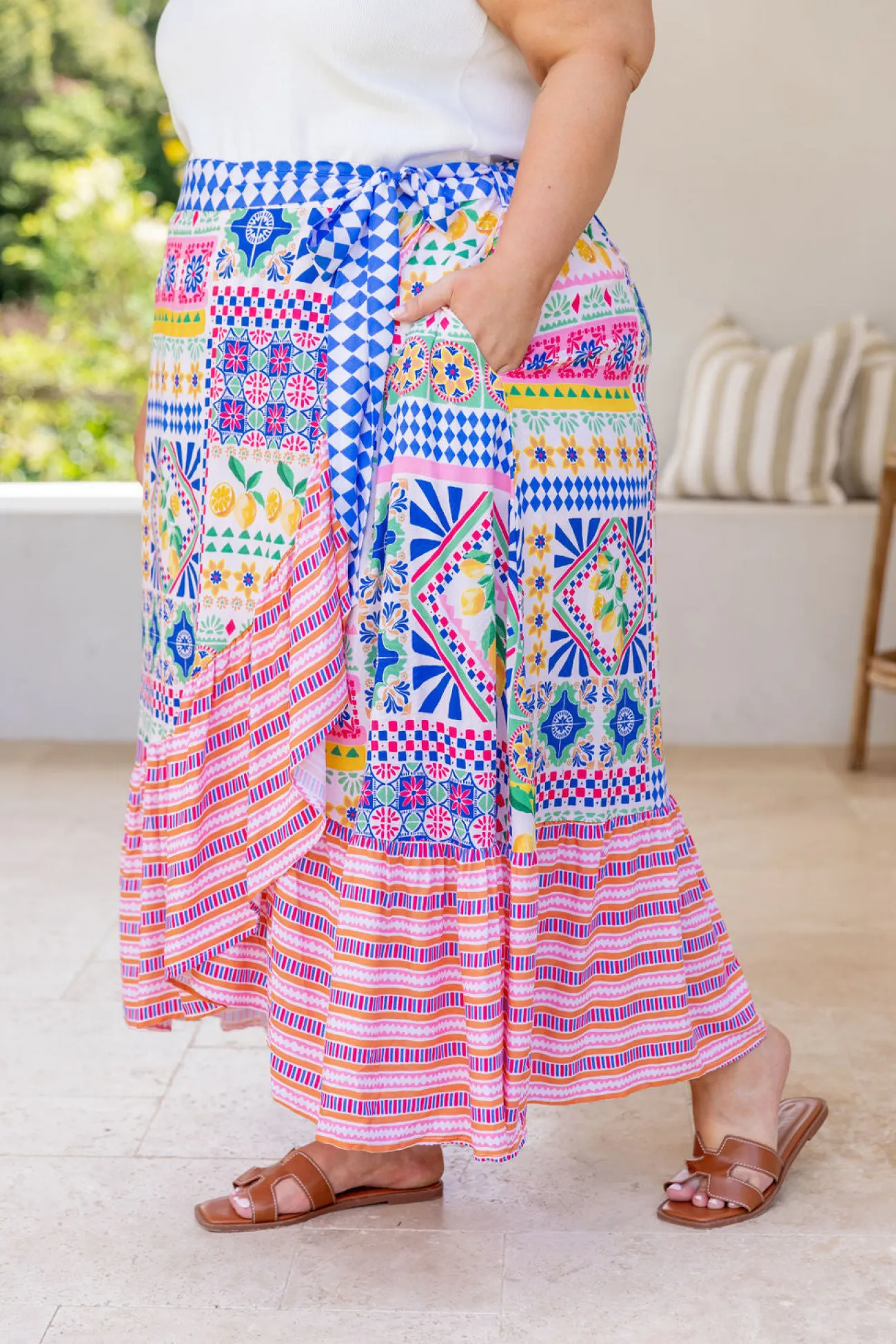 Proud Poppy Clothing Chiara Skirt in Limoncello Clearance