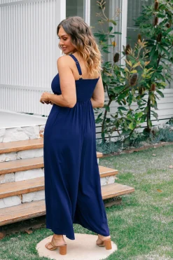 Proud Poppy Clothing Christina Jumpsuit in Navy Hot