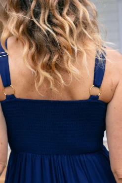 Proud Poppy Clothing Christina Jumpsuit in Navy Hot