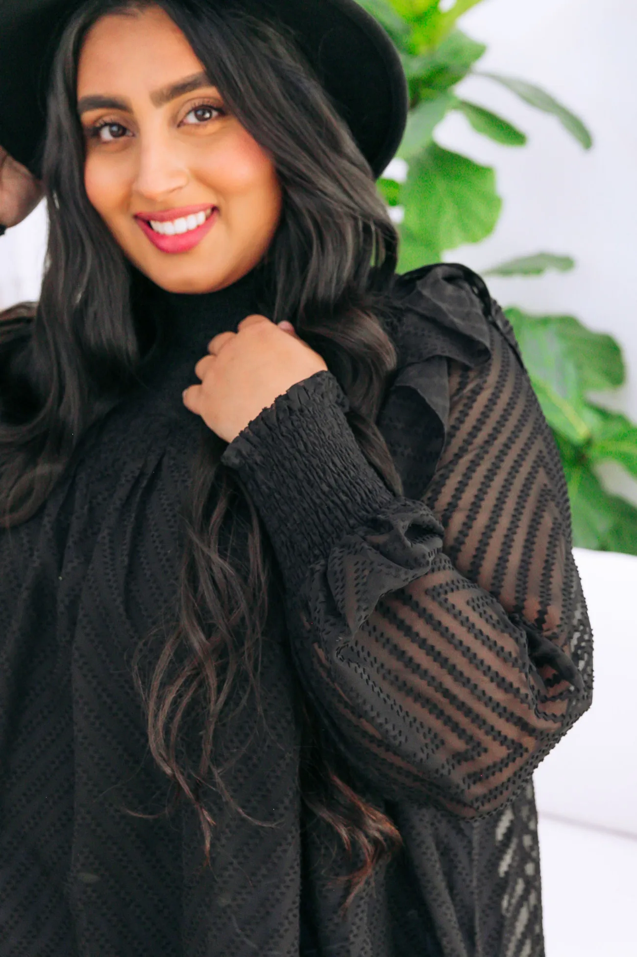 Proud Poppy Clothing Cora Long Sleeve Top in Black Clearance