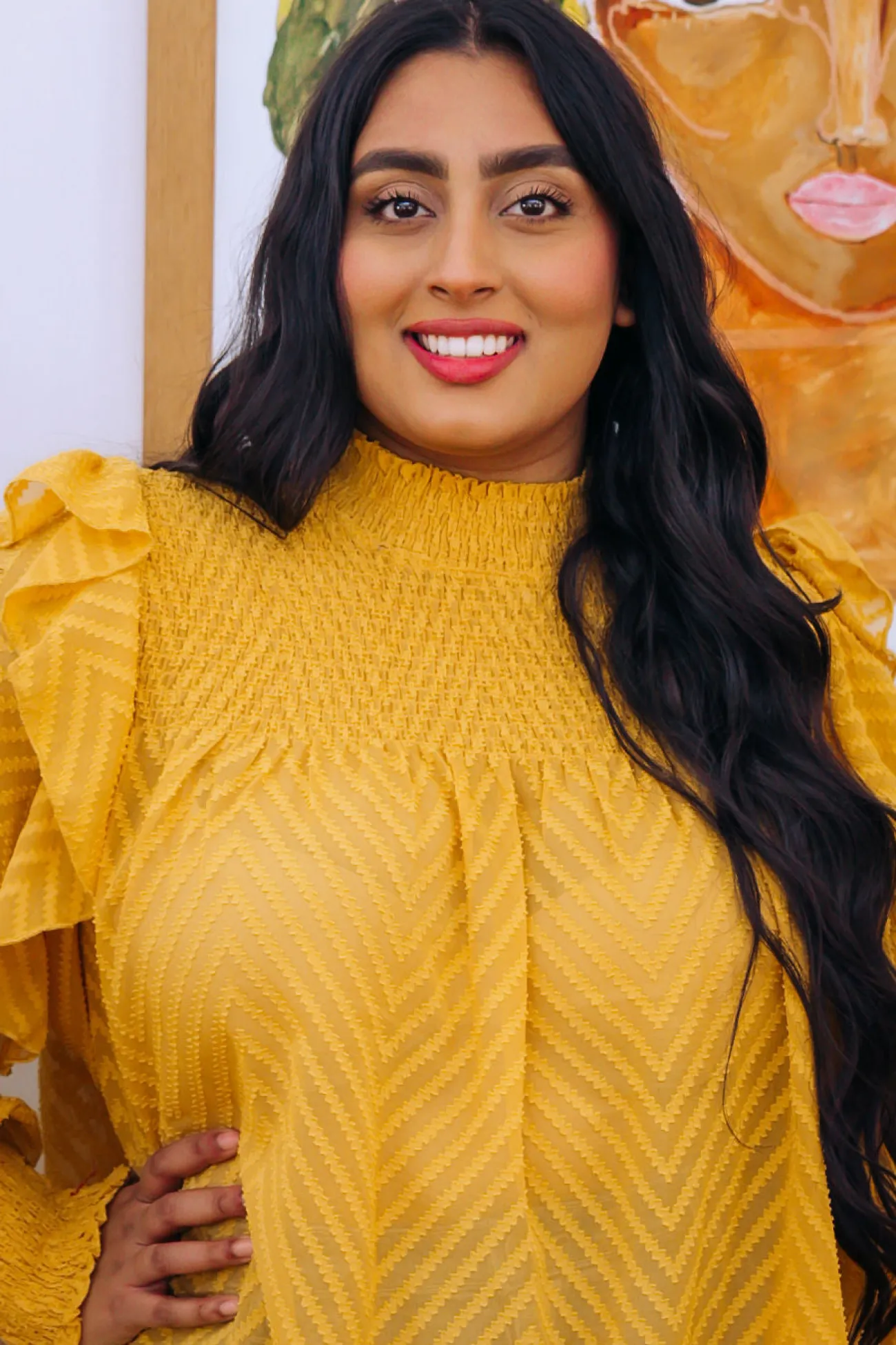 Proud Poppy Clothing Cora Long Sleeve Top in Mustard Clearance