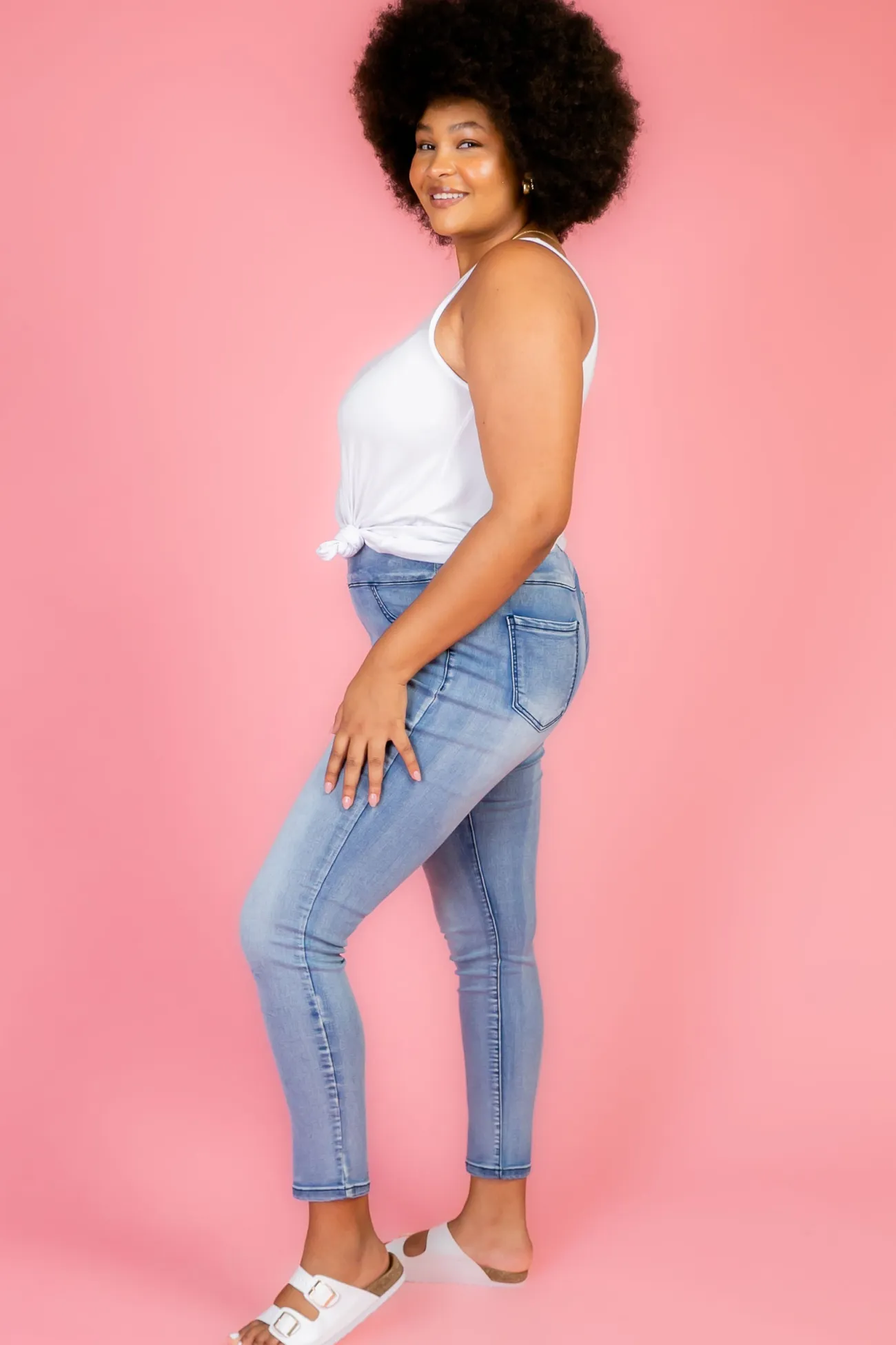 Proud Poppy Clothing Crew Pull on Jeans Hot