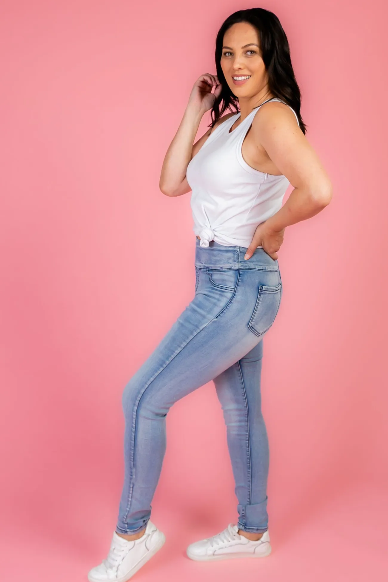 Proud Poppy Clothing Crew Pull on Jeans Hot