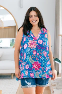 Proud Poppy Clothing Dannie Top in Paisley Floral PaisleyFloral Hot