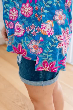 Proud Poppy Clothing Dannie Top in Paisley Floral PaisleyFloral Hot