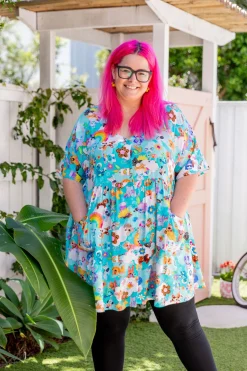 Proud Poppy Clothing Disco Dress in Kutopia by Kasey Rainbow KutopiabyKaseyRainbow Clearance