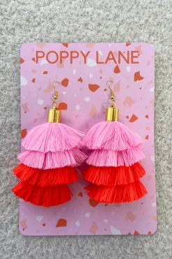 Proud Poppy Clothing Elly Drop Earrings in Valentine Best