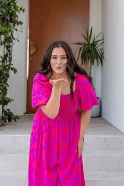 Proud Poppy Clothing Emily Jumpsuit in Summer Floral by Kasey Rainbow Outlet