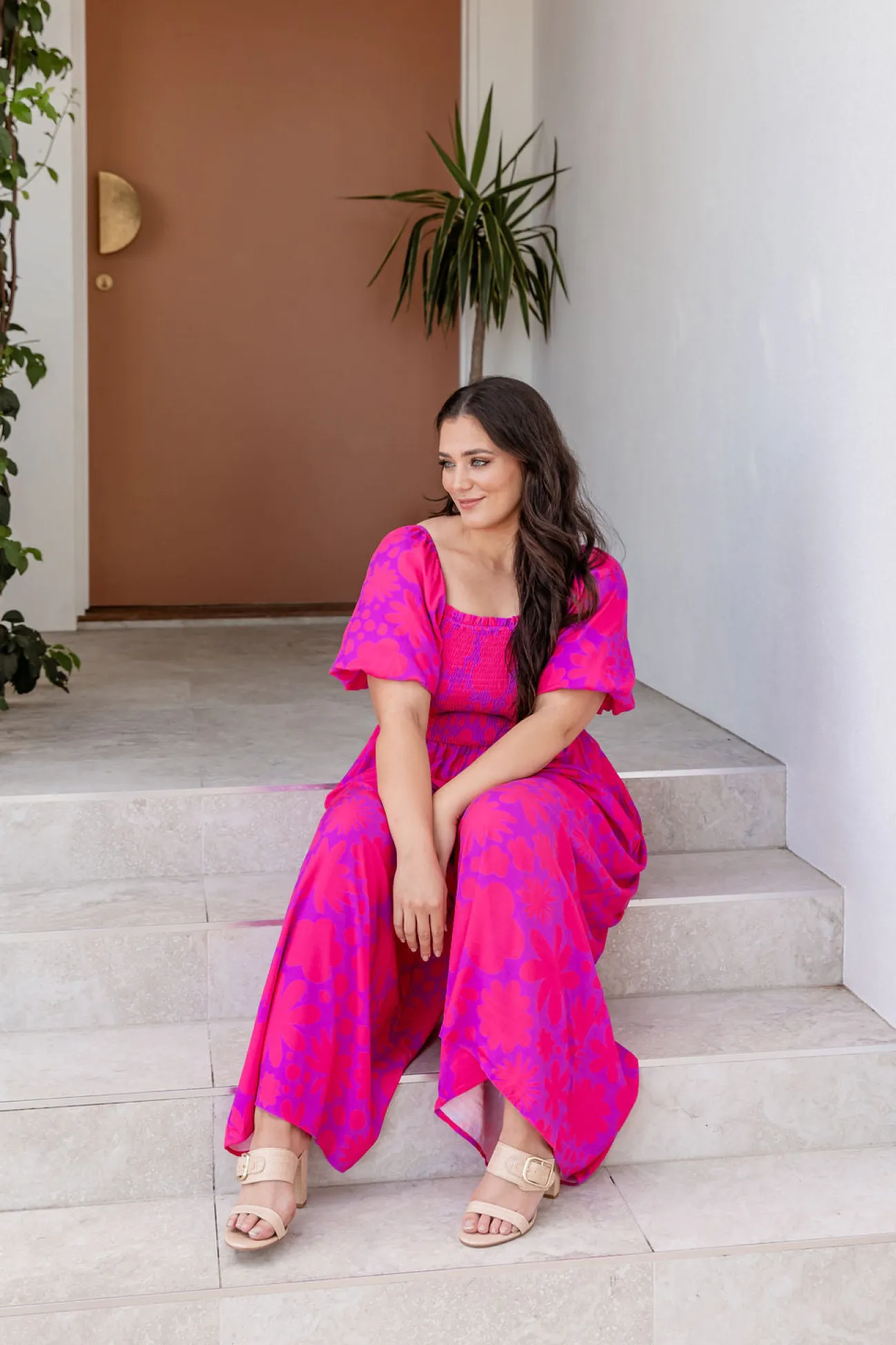 Proud Poppy Clothing Emily Jumpsuit in Summer Floral by Kasey Rainbow Outlet