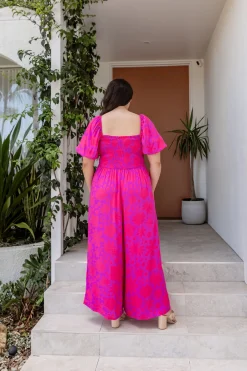 Proud Poppy Clothing Emily Jumpsuit in Summer Floral by Kasey Rainbow Outlet