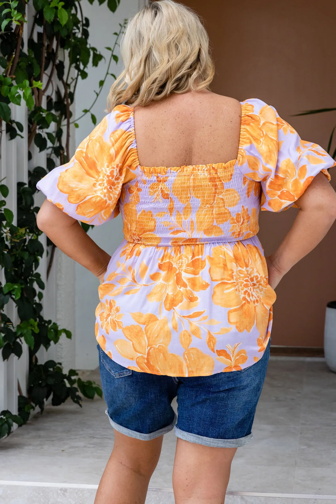Proud Poppy Clothing Emily Top in Honey Bloom HoneyBloom New