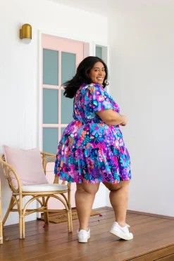 Proud Poppy Clothing Esmae Dress in Midnight Safari by Kasey Rainbow Hot
