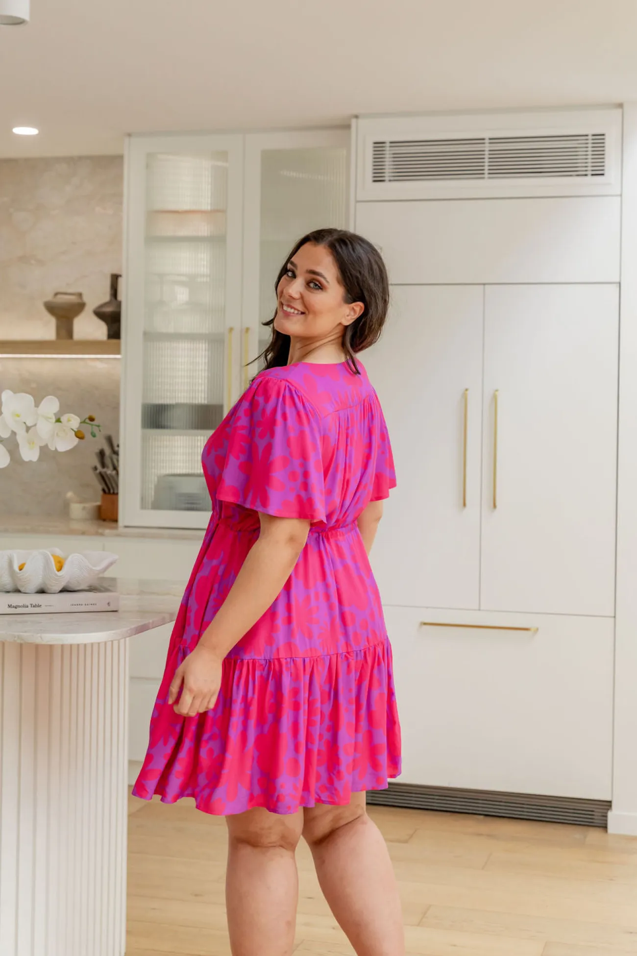 Proud Poppy Clothing Esmae Dress in Summer Floral by Kasey Rainbow Hot