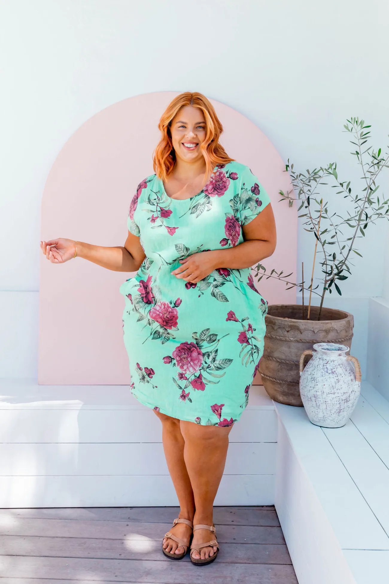 Proud Poppy Clothing Eve Dress in Aqua Online