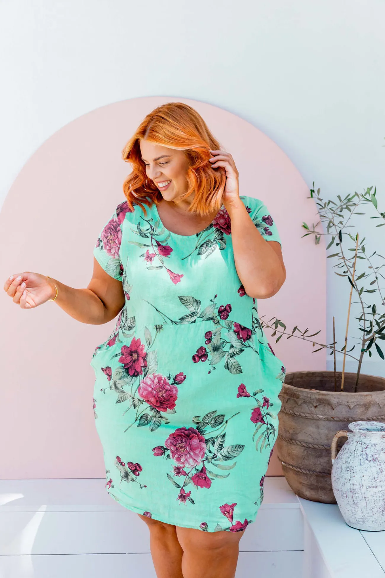 Proud Poppy Clothing Eve Dress in Aqua Online