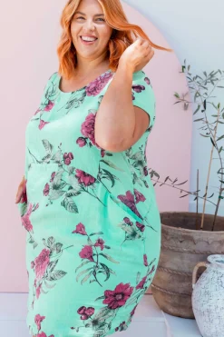 Proud Poppy Clothing Eve Dress in Aqua Online