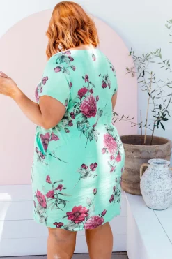 Proud Poppy Clothing Eve Dress in Aqua Online