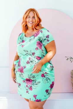 Proud Poppy Clothing Eve Dress in Aqua Online