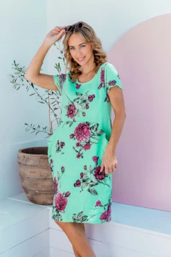 Proud Poppy Clothing Eve Dress in Aqua Online