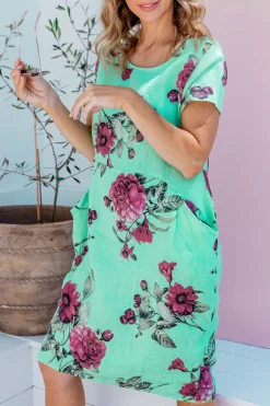 Proud Poppy Clothing Eve Dress in Aqua Online
