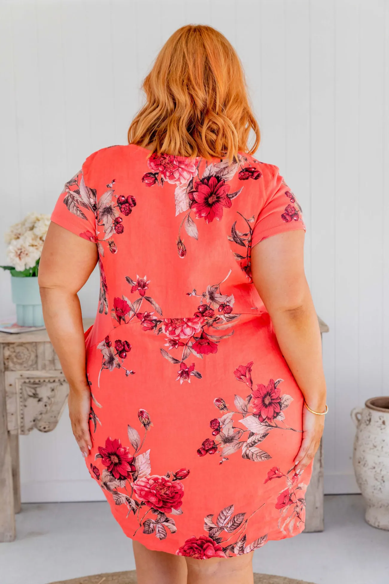 Proud Poppy Clothing Eve Dress in Hibiscus Fashion