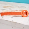 Proud Poppy Clothing Extra Length Stretch Belt with Orange Buckle Hot