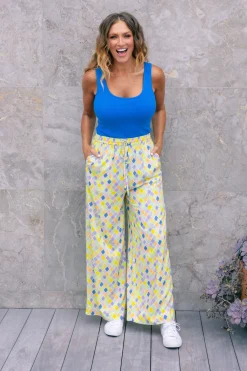 Proud Poppy Clothing Gina Pants in Diced Fashion