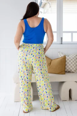 Proud Poppy Clothing Gina Pants in Diced Fashion