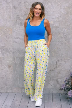 Proud Poppy Clothing Gina Pants in Diced Fashion