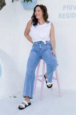 Proud Poppy Clothing Hannah Bootleg Flare Denim Jeans Online