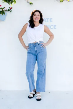 Proud Poppy Clothing Hannah Bootleg Flare Denim Jeans Online