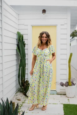 Proud Poppy Clothing Hazel Jumpsuit in Diced Hot