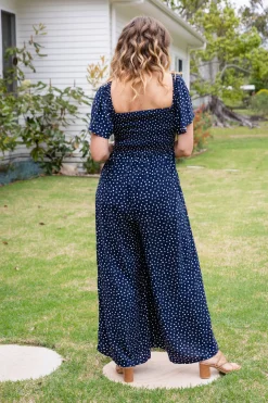 Proud Poppy Clothing Hazel Jumpsuit in Navy Clearance