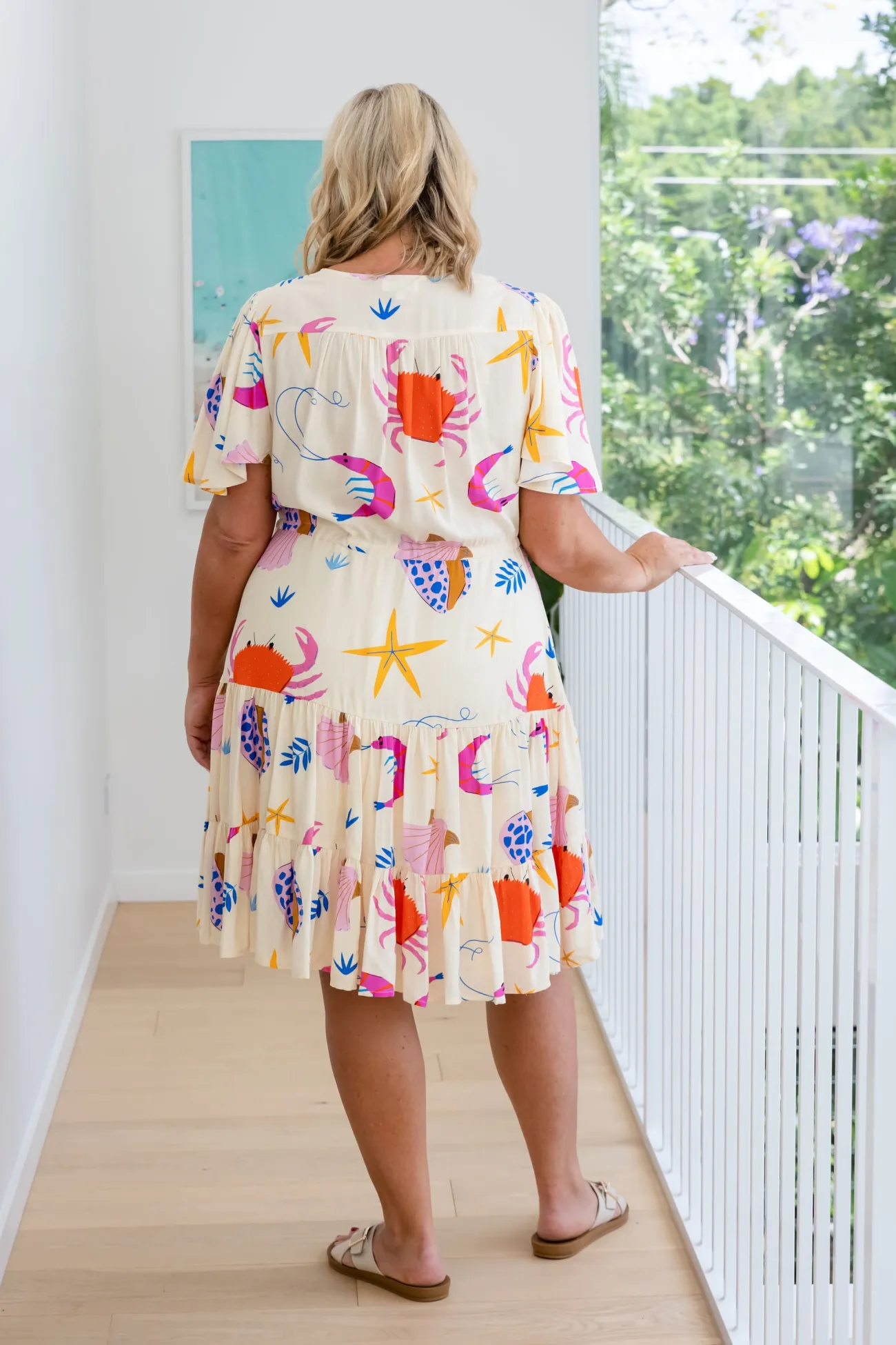 Proud Poppy Clothing Isla Bamboo Blend Dress in Crabby Patty CrabbyPatty Discount