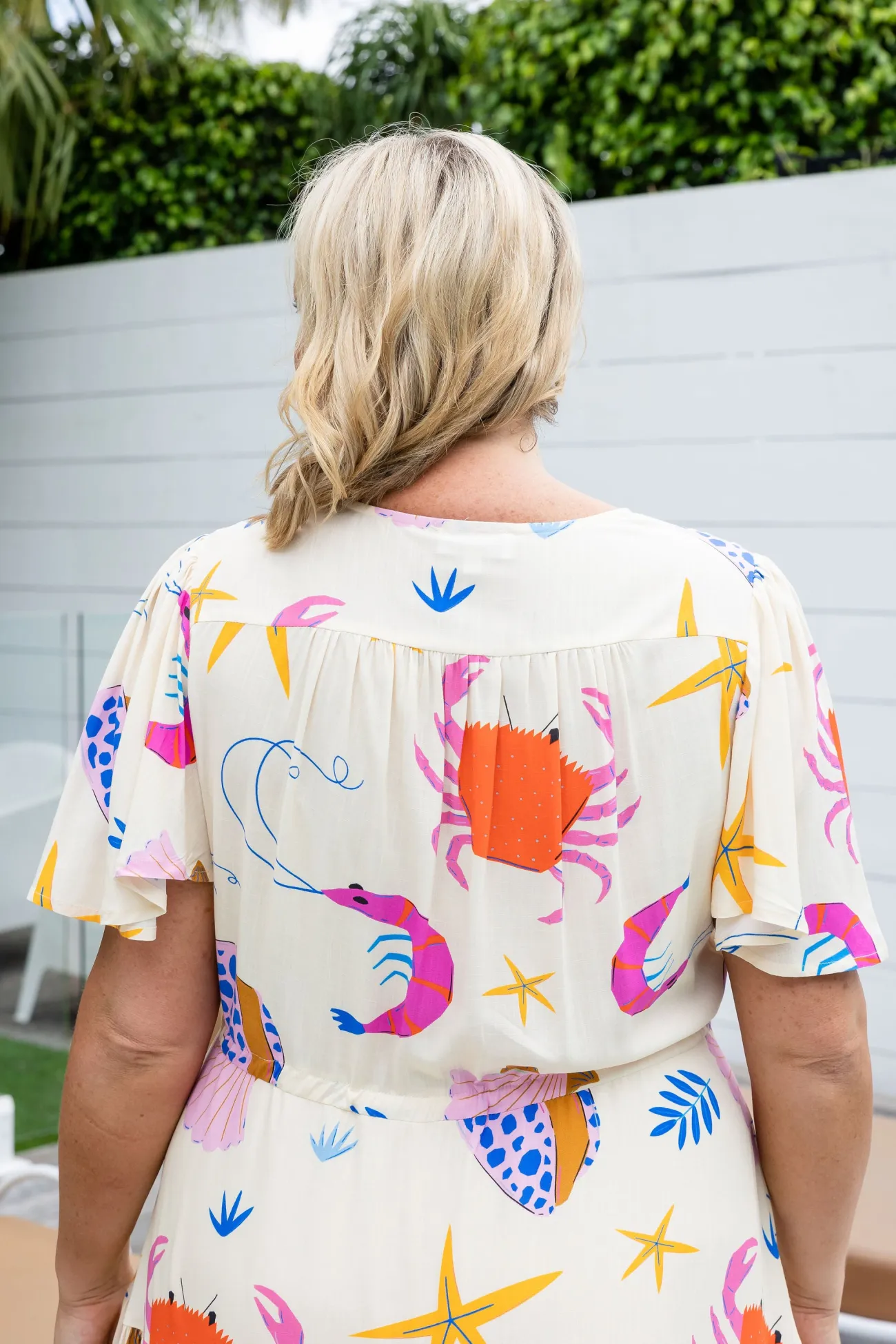 Proud Poppy Clothing Isla Bamboo Blend Dress in Crabby Patty CrabbyPatty Discount
