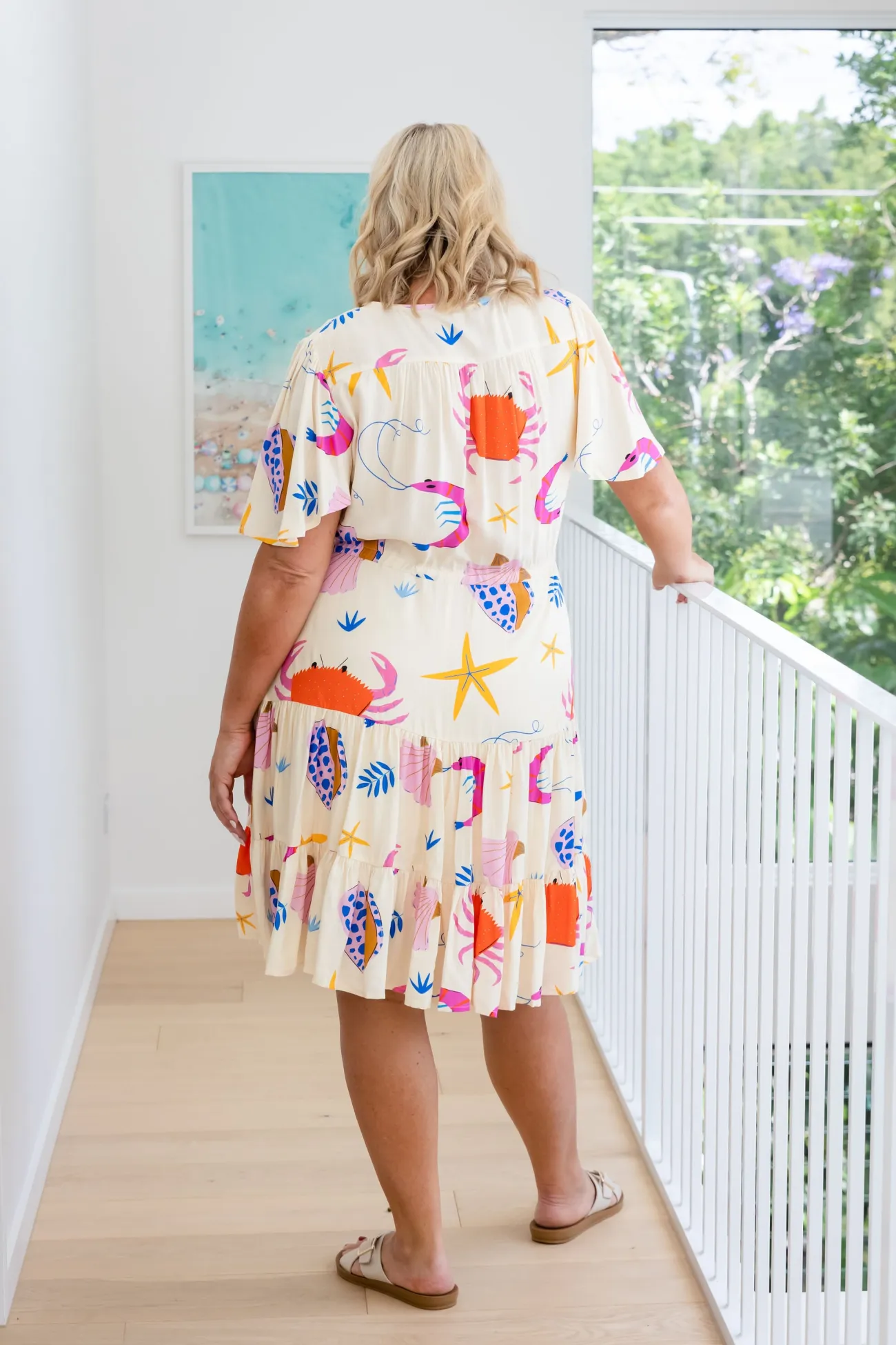 Proud Poppy Clothing Isla Bamboo Blend Dress in Crabby Patty CrabbyPatty Discount