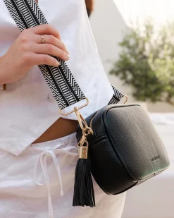 Proud Poppy Clothing Jacinta Eddie Crossbody Bag in Black/White by Louenhide Black/WhitebyLouenhide New