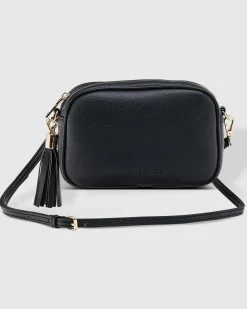 Proud Poppy Clothing Jacinta Metallic Crossbody Bag in Black by Louenhide New