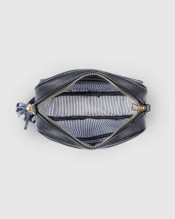 Proud Poppy Clothing Jacinta Metallic Crossbody Bag in Black by Louenhide New