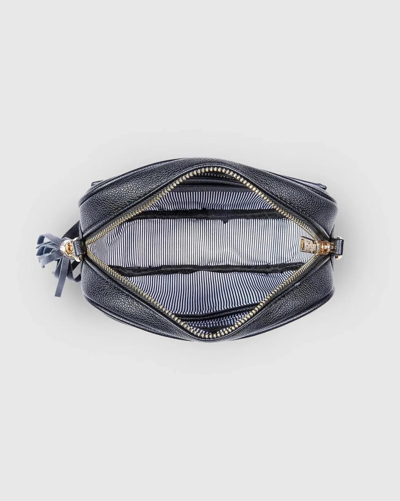 Proud Poppy Clothing Jacinta Metallic Crossbody Bag in Black by Louenhide New