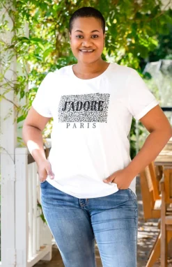 Proud Poppy Clothing J'Adore Paris T-Shirt in White Sale