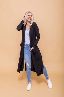 Proud Poppy Clothing Jane Cardigan in Black New