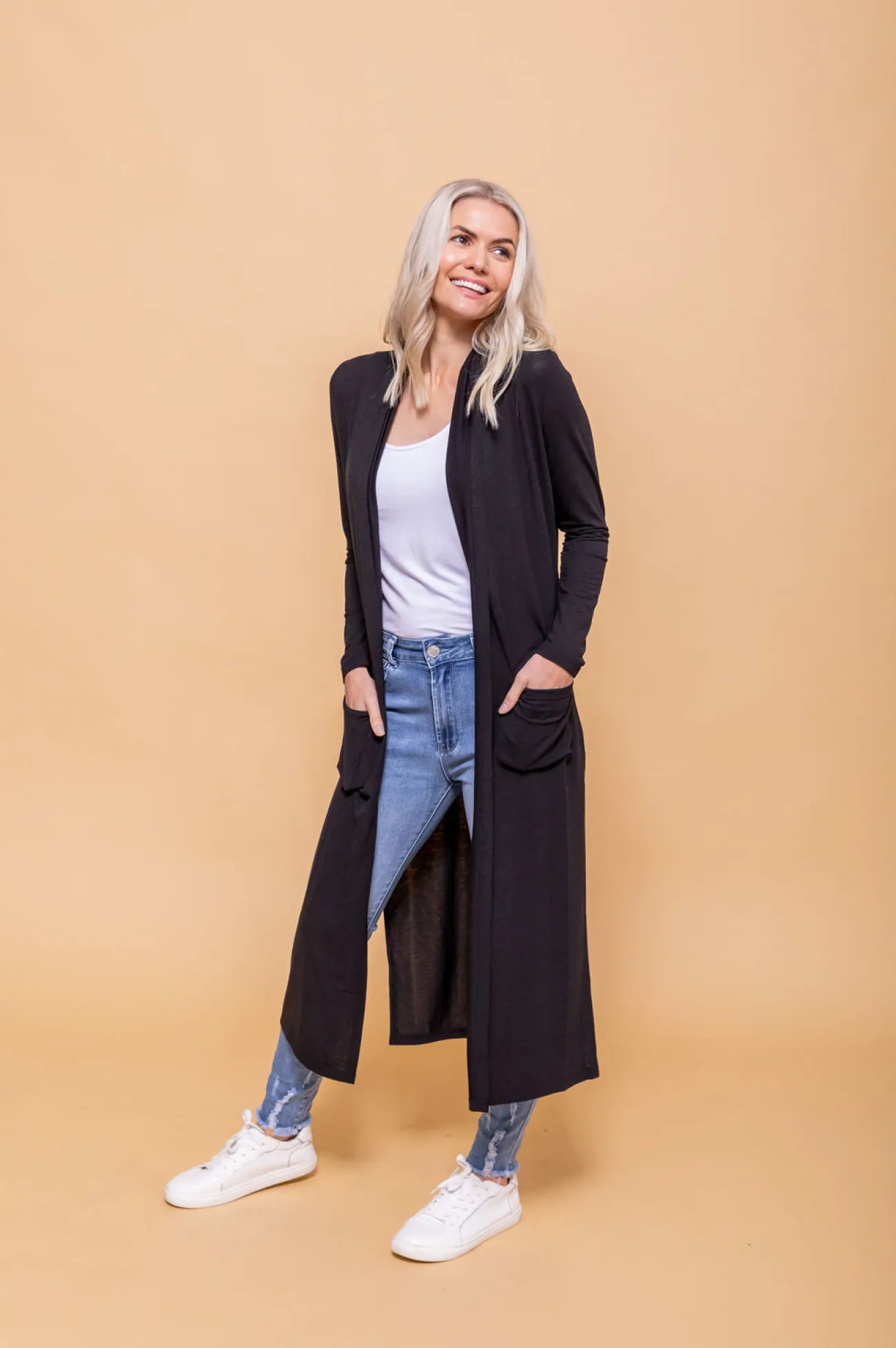 Proud Poppy Clothing Jane Cardigan in Black New