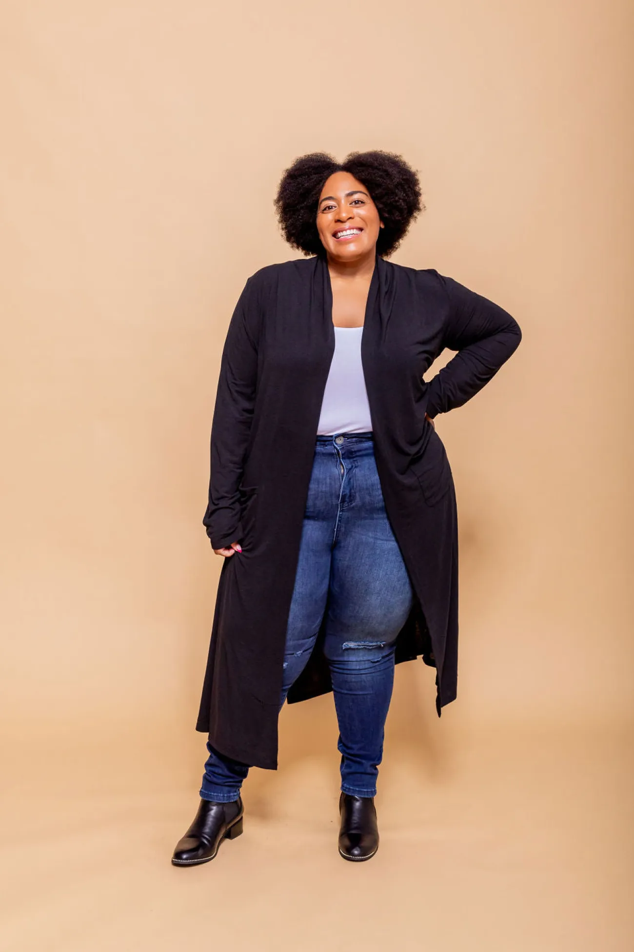 Proud Poppy Clothing Jane Cardigan in Black New