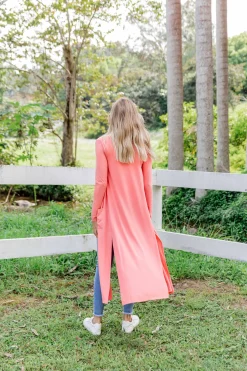 Proud Poppy Clothing Jane Cardigan in Coral New