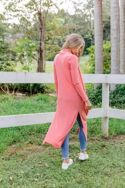 Proud Poppy Clothing Jane Cardigan in Coral New