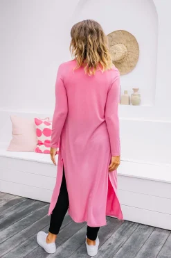 Proud Poppy Clothing Jane Cardigan in Dark Pink DarkPink Clearance