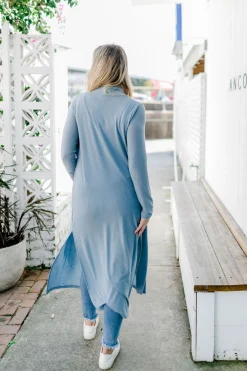 Proud Poppy Clothing Jane Cardigan in Dusty Blue DustyBlue New
