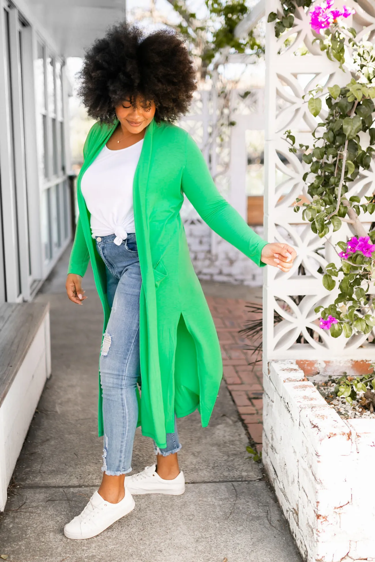 Proud Poppy Clothing Jane Cardigan in Green Online